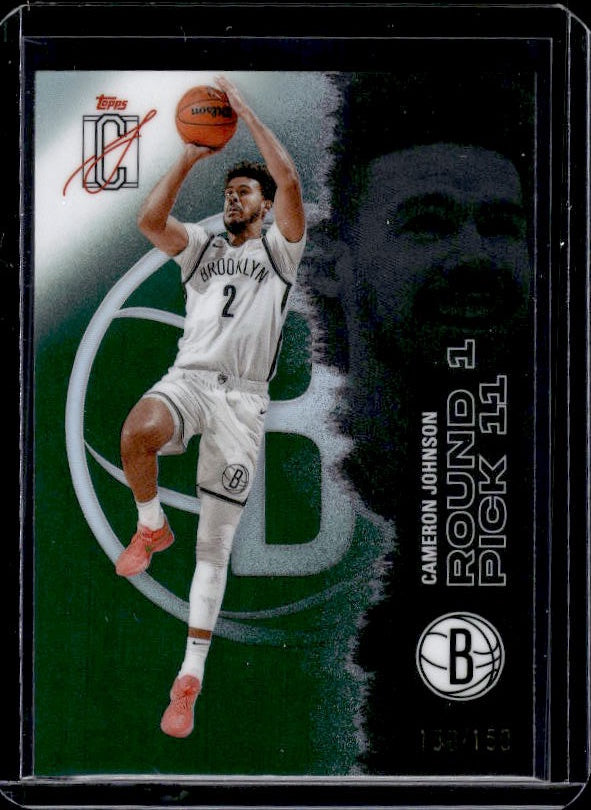 2025-26 Topps Signature Class #29 Cameron Johnson Green #/150