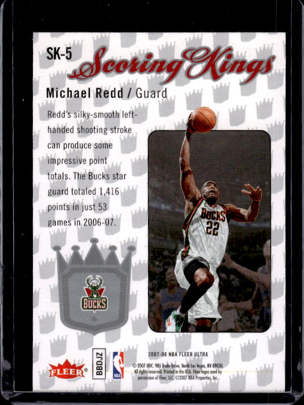 2007-08 Ultra #SK-5 Michael Redd Scoring Kings