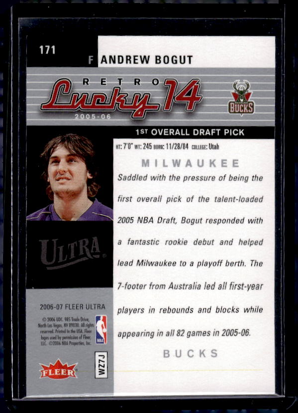 2006-07 Ultra #171 Andrew Bogut