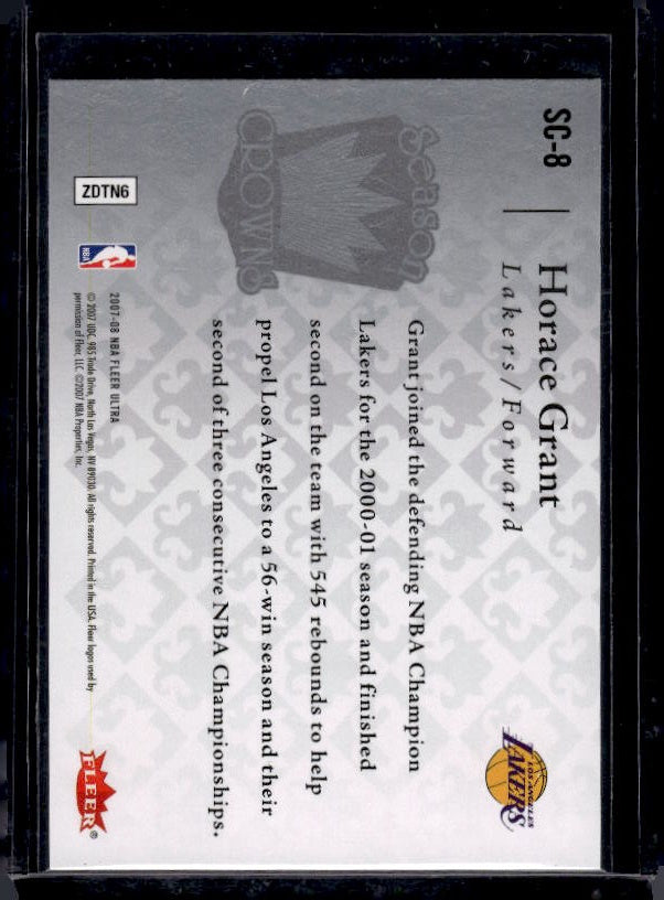 2007-08 Ultra #SC-8 Horace Grant Season Crowns