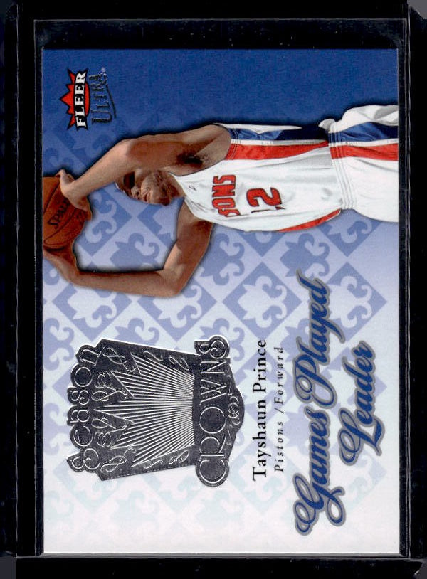 2007-08 Ultra #SC-13 Tayshaun Prince Season Crowns