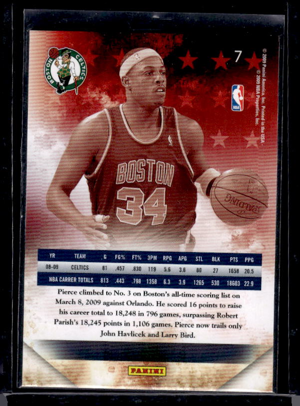 2009-10 Panini #7 Paul Pierce All-Pro