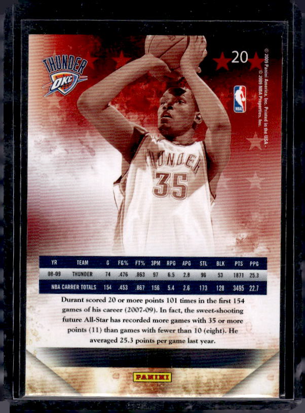 2009-10 Panini #20 Kevin Durant All-Pro