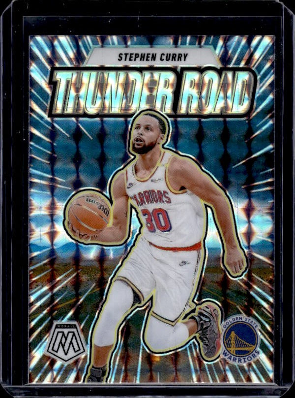 2024-25 Panini Mosaic #5 Stephen Curry Thunder Road Mosaic