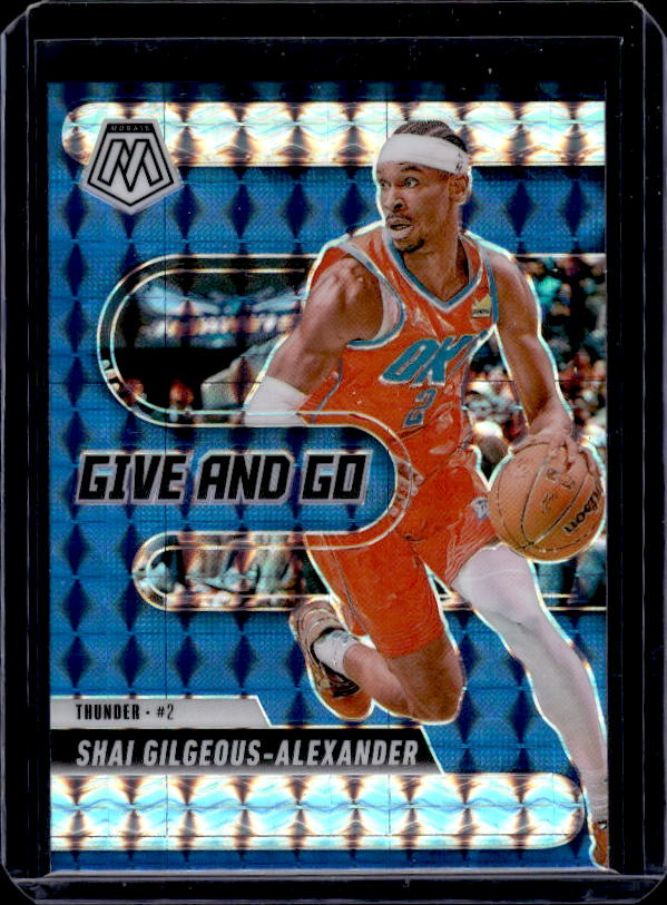 2024-25 Panini Mosaic #2 Shai Gilgeous-Alexander Give and Go Mosaic