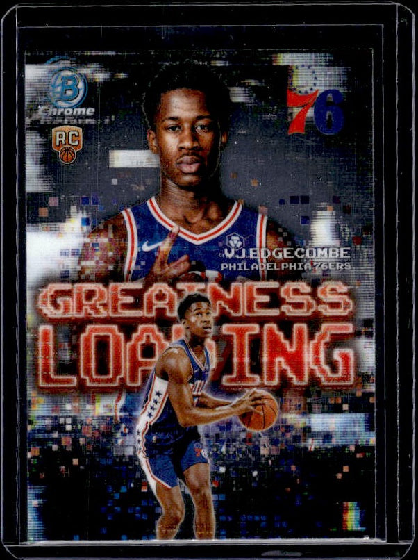 2025-26 Bowman #GL-3 VJ Edgecombe Greatness Loading