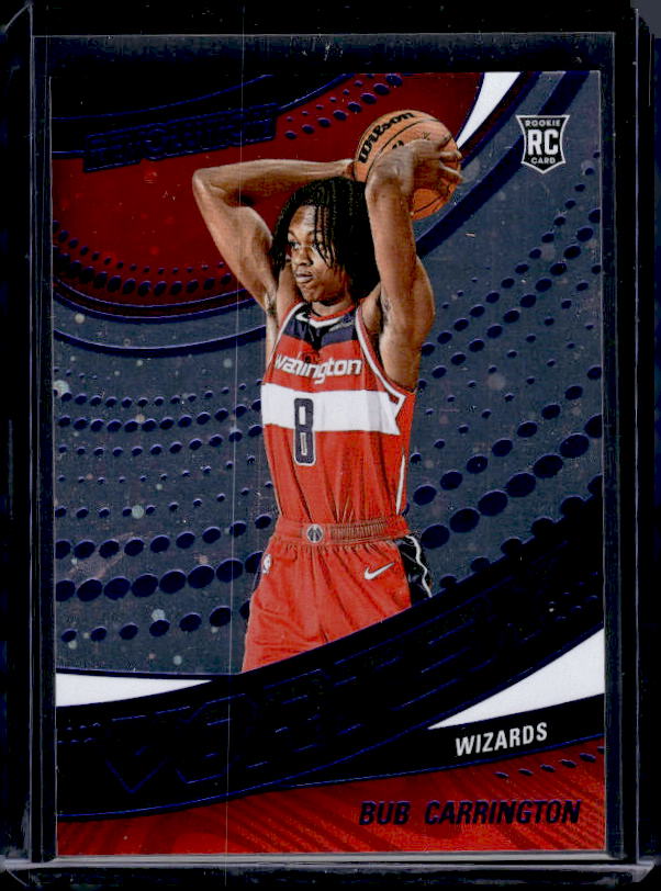 2024-25 Panini Revolution #9 Bub Carrington Vortex Blue Cosmo #/285