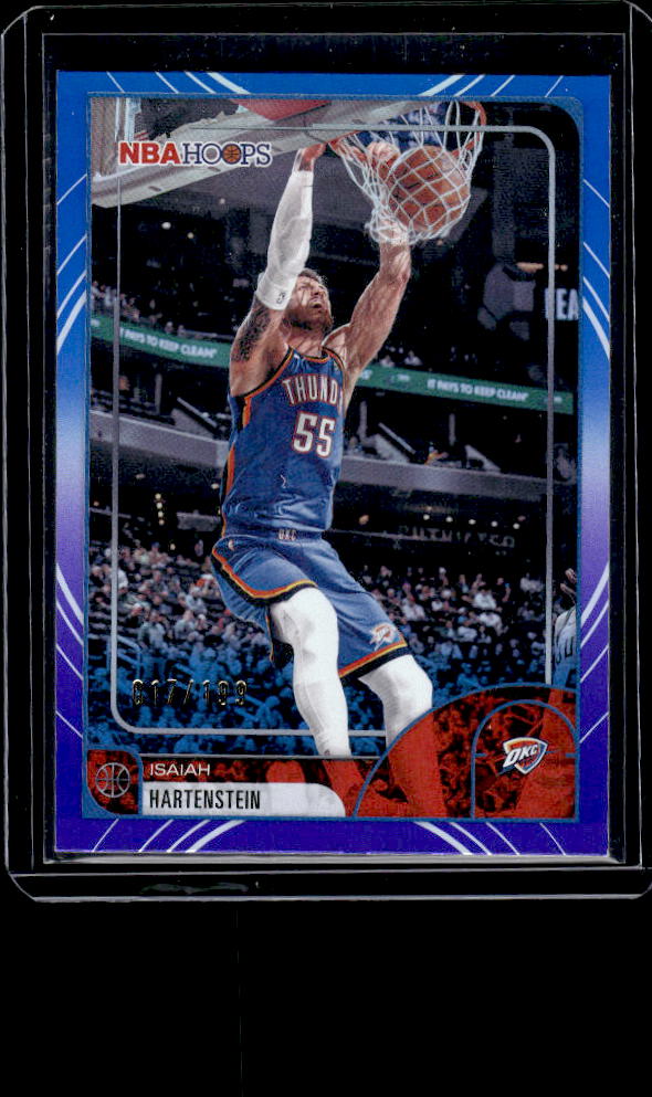 2025-26 Hoops #196 Isaiah Hartenstein Rainbow Purple & Blue #/199