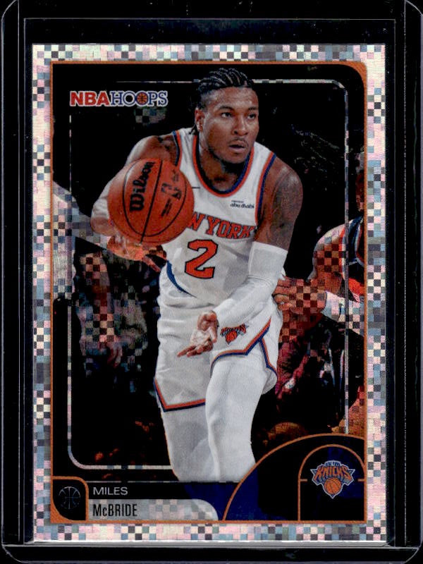 2025-26 Hoops #137 Miles McBride Pixel Burst
