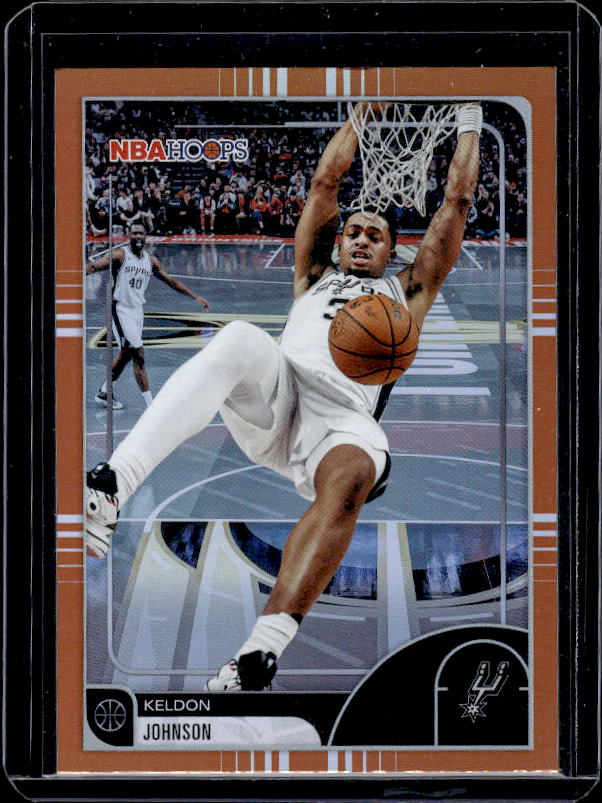 2025-26 Hoops #23 Keldon Johnson Orange Hoops