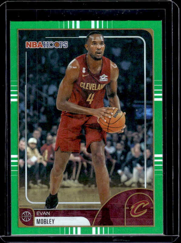 2025-26 Hoops #28 Evan Mobley Green Hoops