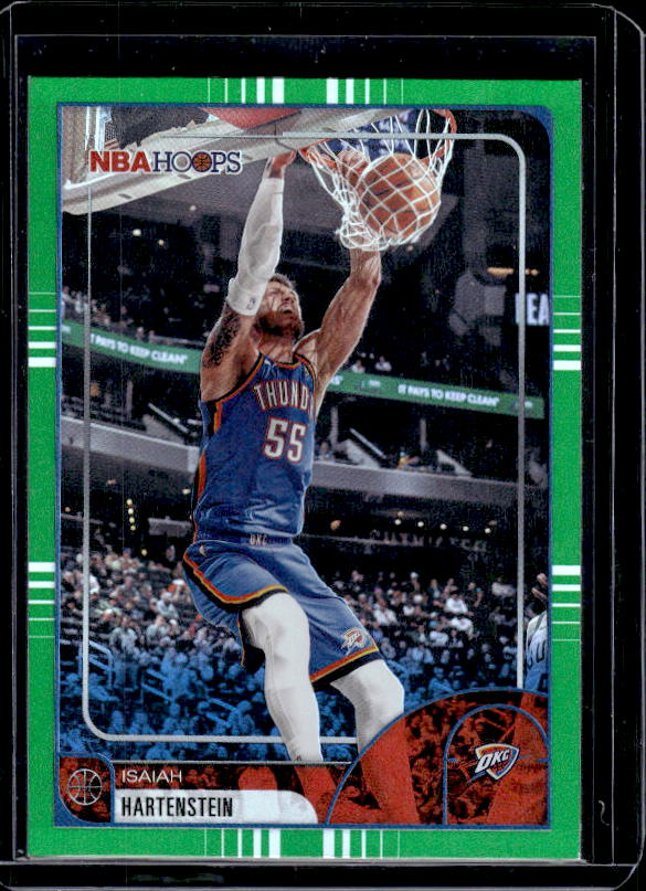 2025-26 Hoops #196 Isaiah Hartenstein Green Hoops