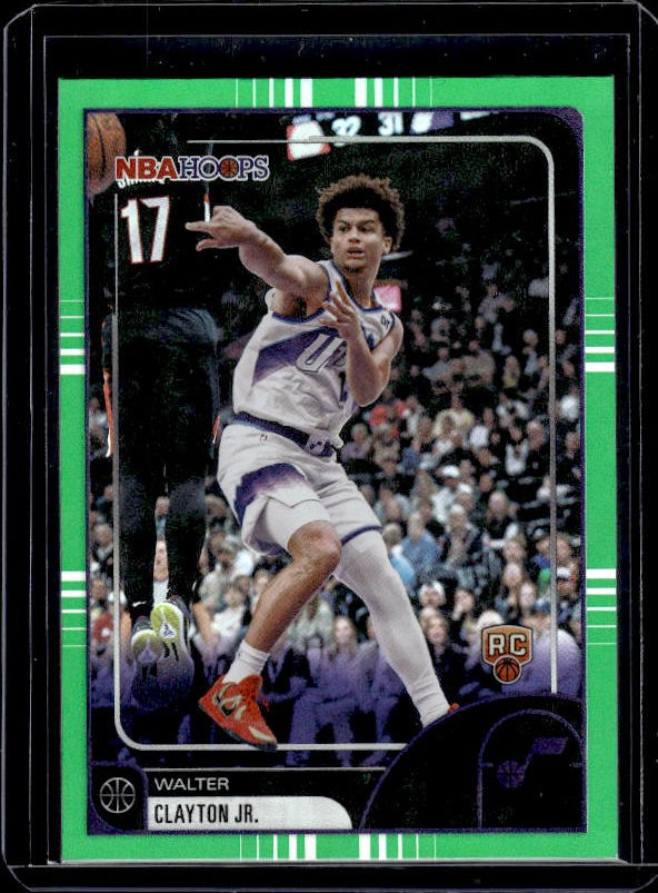 2025-26 Hoops #173 Walter Clayton Jr. Green Hoops