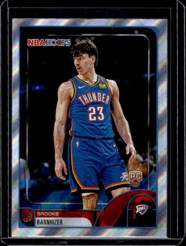 2025-26 Hoops #158 Brooks Barnhizer Rainbow