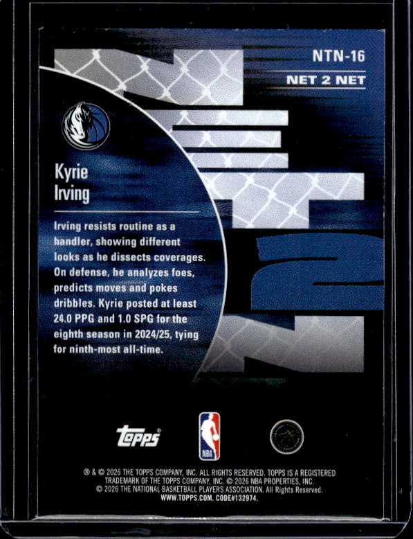 2025-26 Hoops #NTN-16 Kyrie Irving Net 2 Net