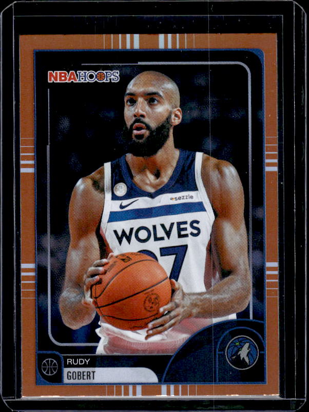 2025-26 Hoops #157 Rudy Gobert Orange Hoops