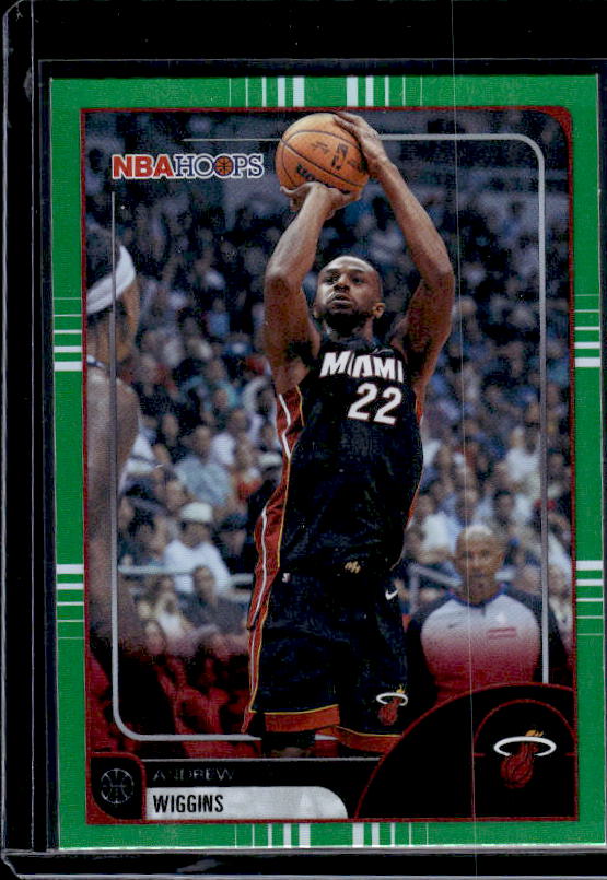 2025-26 Hoops #91 Andrew Wiggins Green Hoops