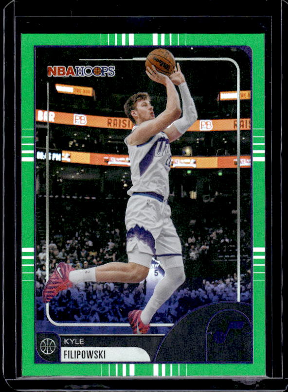 2025-26 Hoops #179 Kyle Filipowski Green Hoops