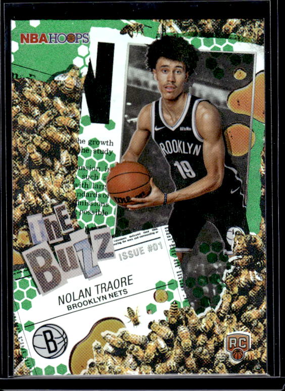 2025-26 Hoops #TB-19 Nolan Traore The Buzz Green Hoops