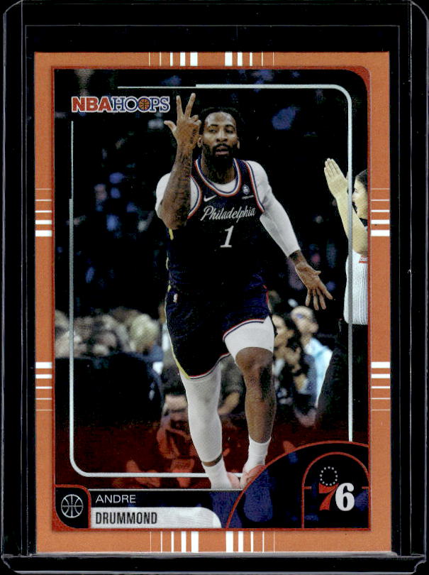 2025-26 Hoops #60 Andre Drummond Orange Hoops