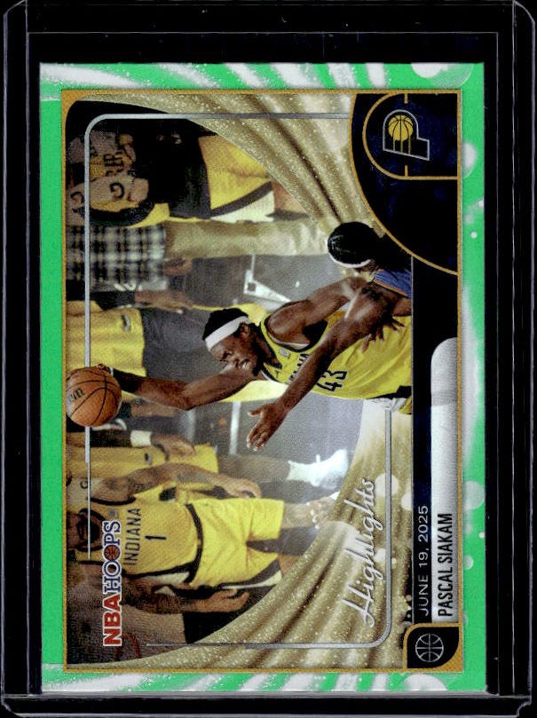 2025-26 Hoops #265 Pascal Siakam Green Hoops