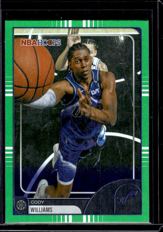 2025-26 Hoops #121 Cody Williams Green Hoops