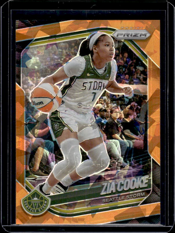 2025 Panini Prizm WNBA #110 Zia Cooke Orange Ice Prizms