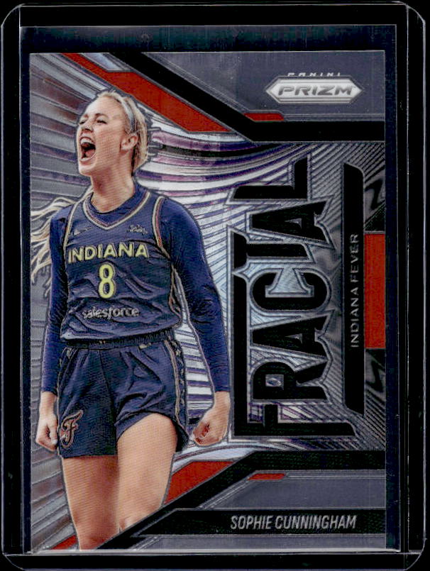 2025 Panini Prizm WNBA #8 Sophie Cunningham Fractal
