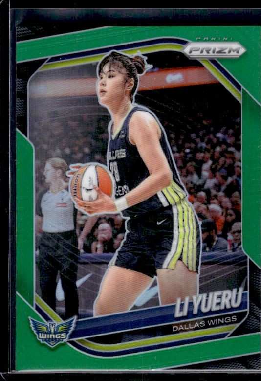 2025 Panini Prizm WNBA #28 Li Yueru Green Prizms