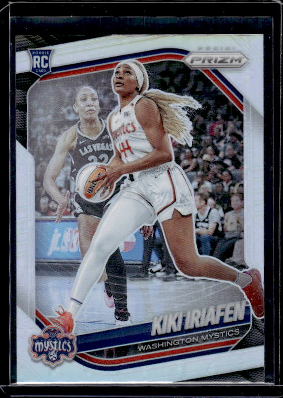 2025 Panini Prizm WNBA #72 Kiki Iriafen Silver Prizms
