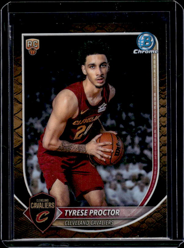 2025-26 Bowman #BCV-55 Tyrese Proctor Chrome Reptilian Refractors