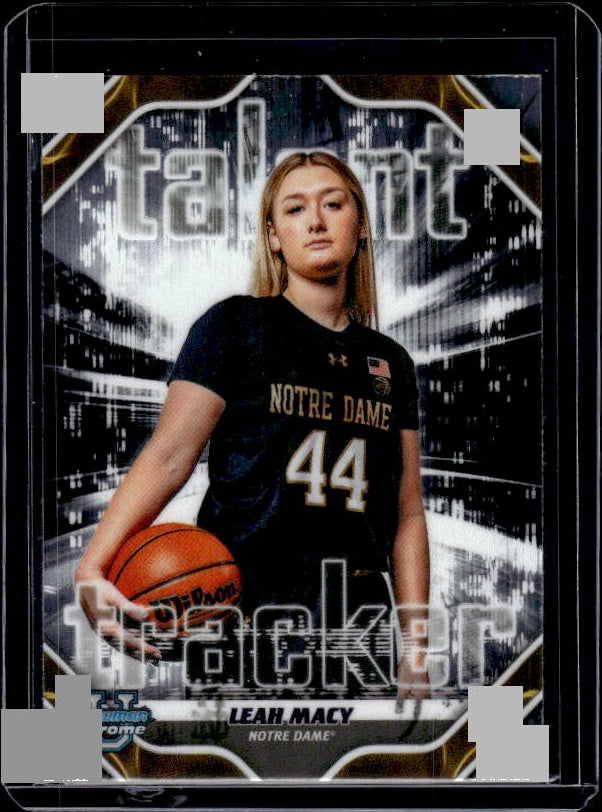 2025-26 Bowman #TT-18 Leah Macy Talent Tracker