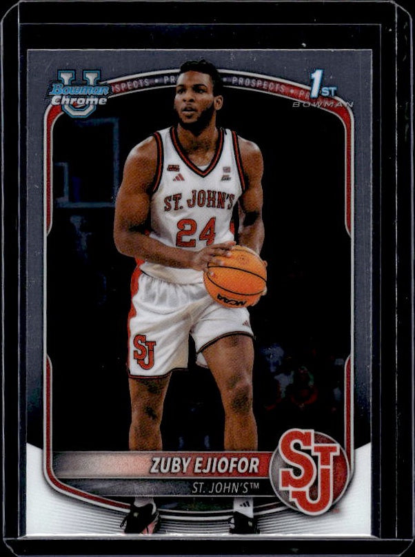 2025-26 Bowman #BCP-22 Zuby Ejiofor Chrome Prospects