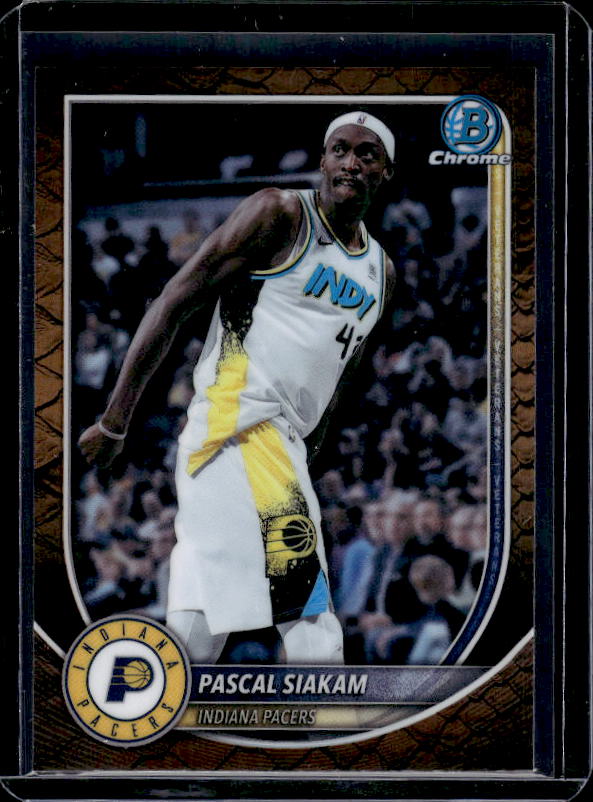2025-26 Bowman #BCV-79 Pascal Siakam Chrome Reptilian Refractors