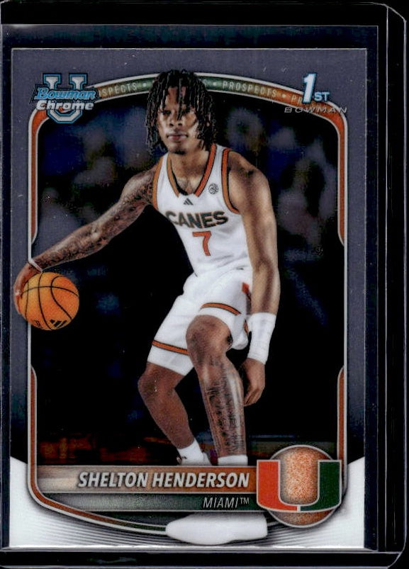 2025-26 Bowman #BCP-10 Shelton Henderson Chrome Prospects