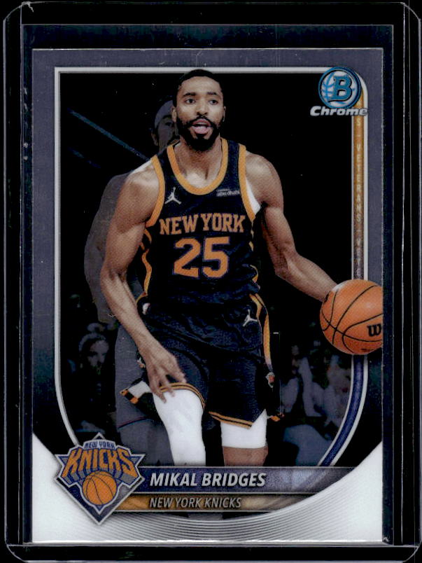 2025-26 Bowman #BCV-152 Mikal Bridges Chrome