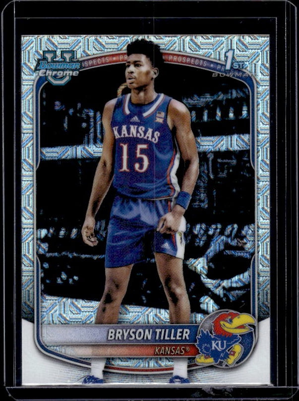 2025-26 Bowman #BCP-8 Bryson Tiller Chrome Prospects Mojo Refractor