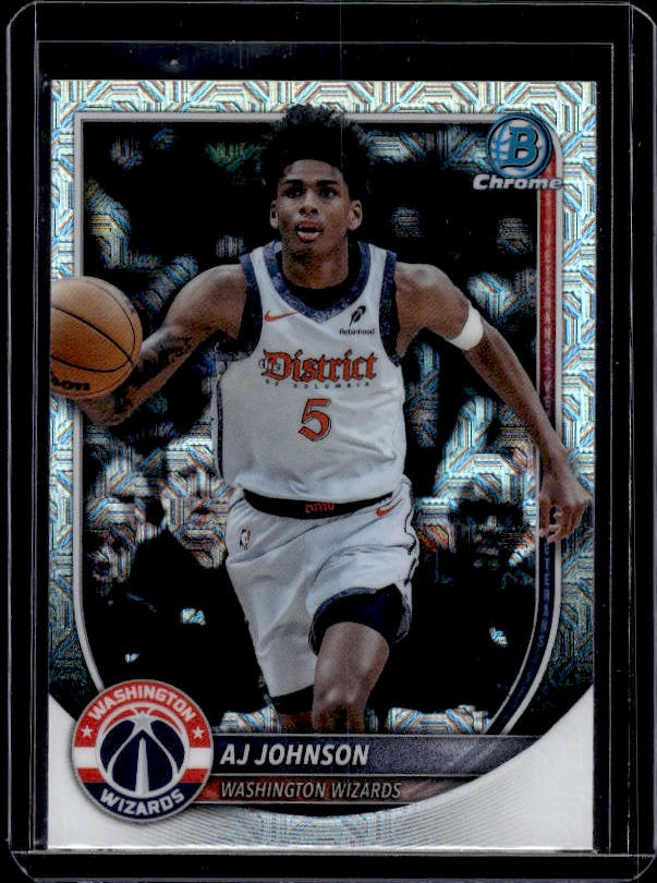 2025-26 Bowman #BCV-178 AJ Johnson Chrome Mojo Refractors