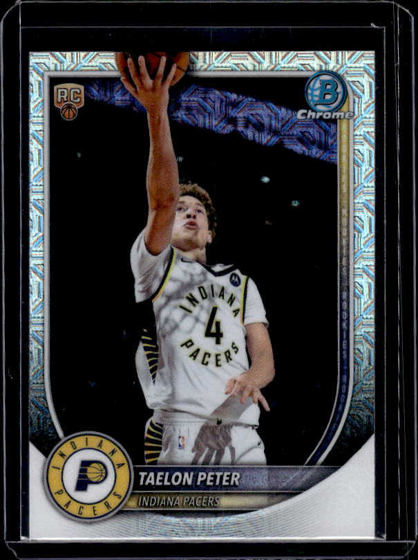 2025-26 Bowman #BCV-50 Taelon Peter Chrome Mojo Refractors