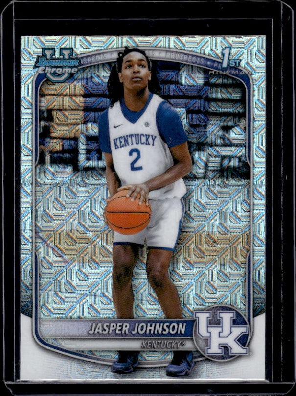 2025-26 Bowman #BCP-6 Jasper Johnson Chrome Prospects Mojo Refractor