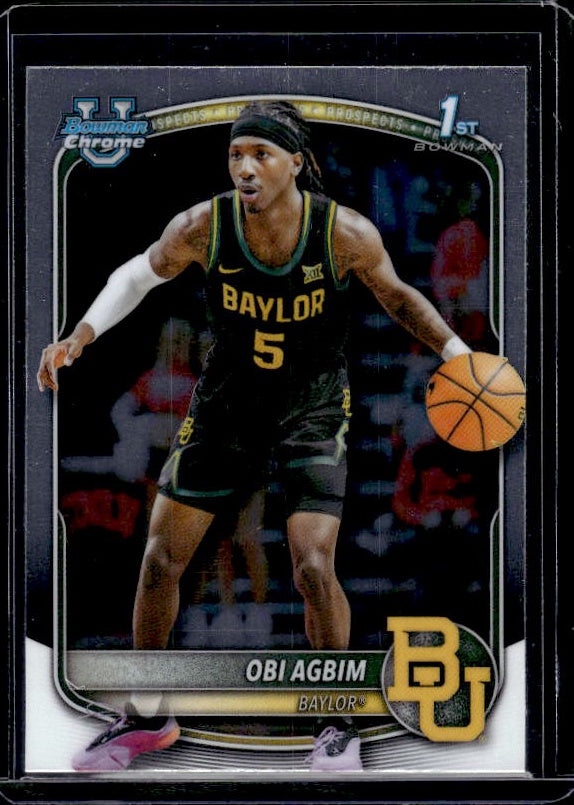 2025-26 Bowman #BCP-9 Obi Agbim Chrome Prospects
