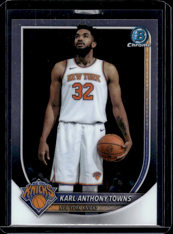 2025-26 Bowman #BCV-64 Karl-Anthony Towns Chrome