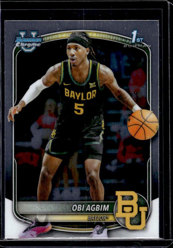 2025-26 Bowman #BCP-9 Obi Agbim Chrome Prospects