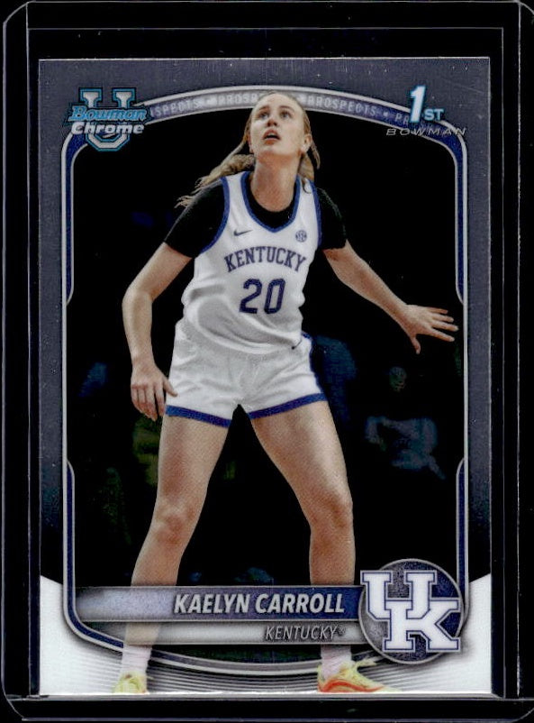 2025-26 Bowman #BPP-82 Kaelyn Carroll Prospects