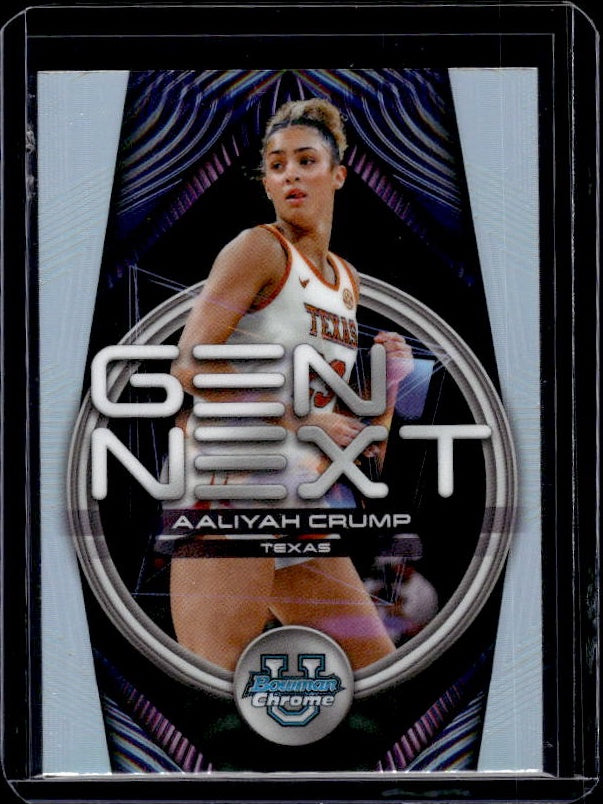 2025-26 Bowman #GN-12 Aaliyah Crump Gen Next