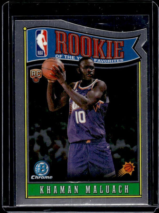 2025-26 Bowman #RY-10 Khaman Maluach Rookie of the Year Favorites