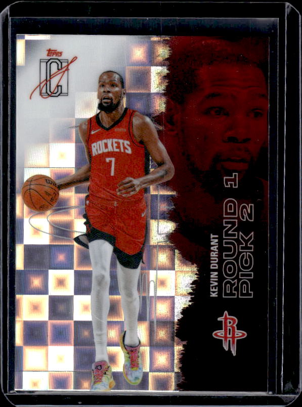 2025-26 Topps Signature Class #57 Kevin Durant Chrome Pandora Refractors