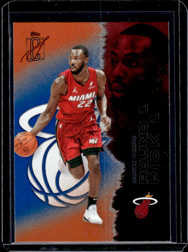 2025-26 Topps Signature Class #19 Andrew Wiggins Blue & Orange