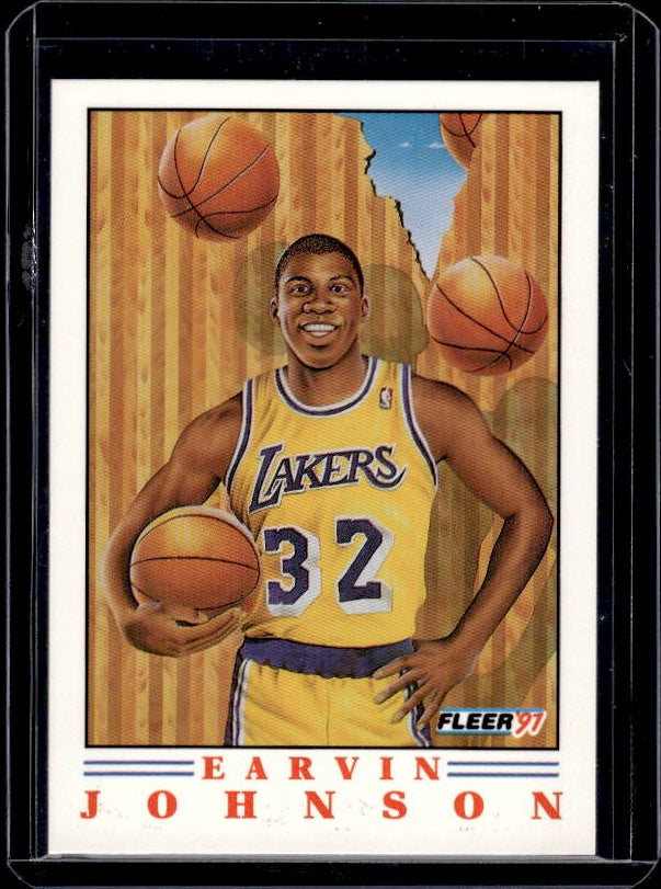 1991-92 Fleer #6 Earvin Johnson Pro-Visions