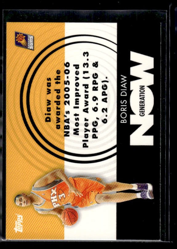 2007-08 Topps #GN25 Boris Diaw Generation Now